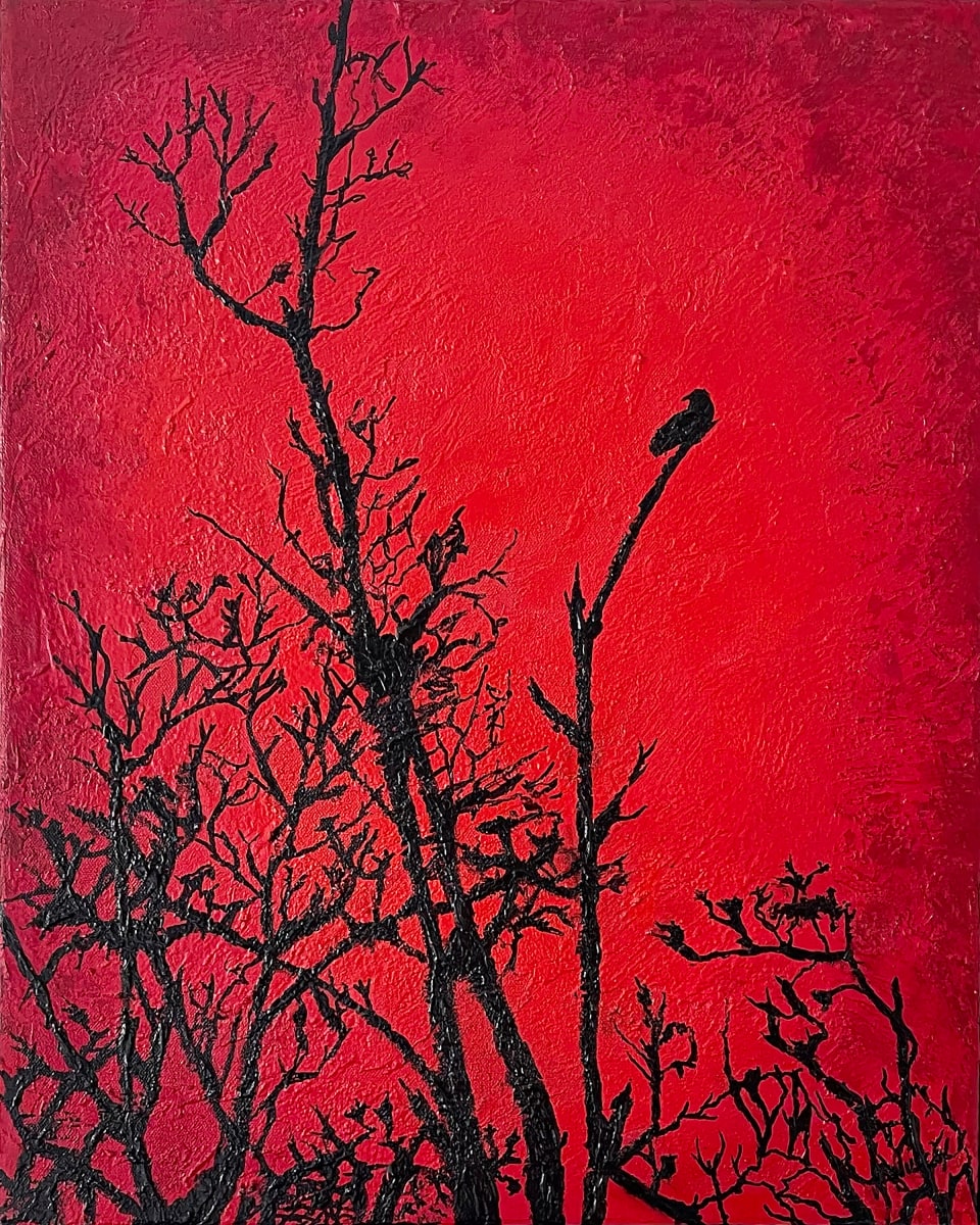 FAIR WARNING-Framed Original by K. Randall Wilcox 