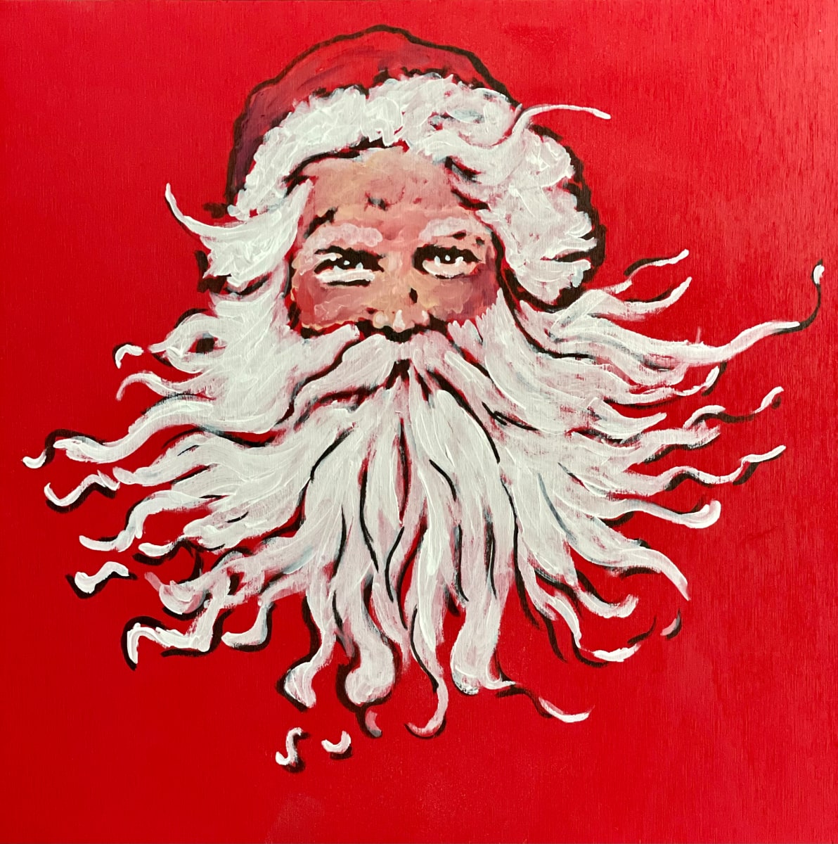 St Nick” Blowing Beard” by Nicholas K Clark  