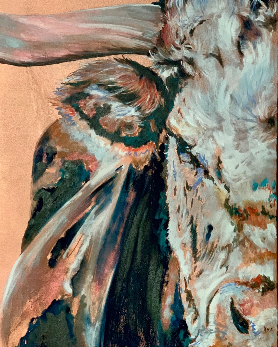 Copper Longhorn by Nicholas K Clark 