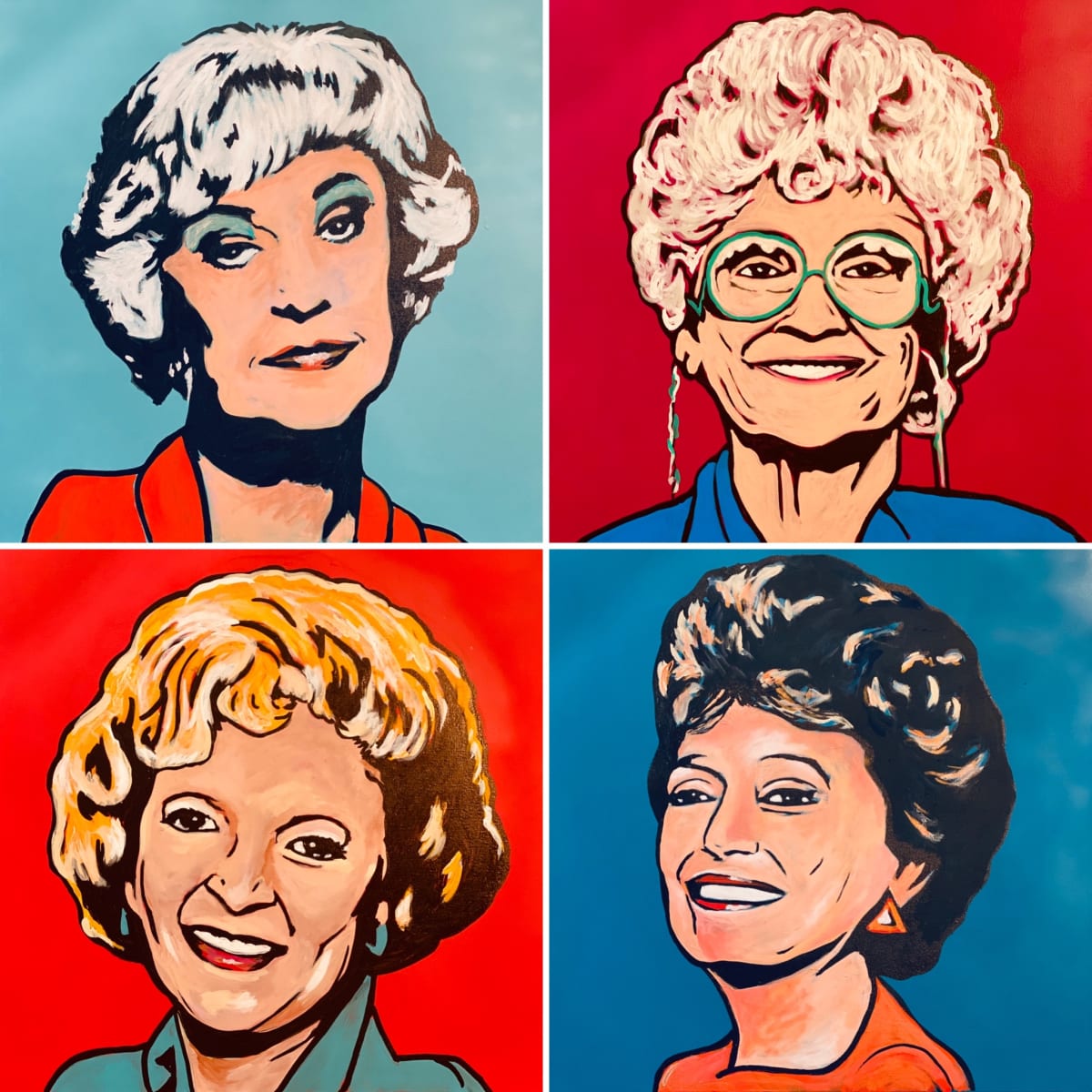 Golden Girls Set of 4 