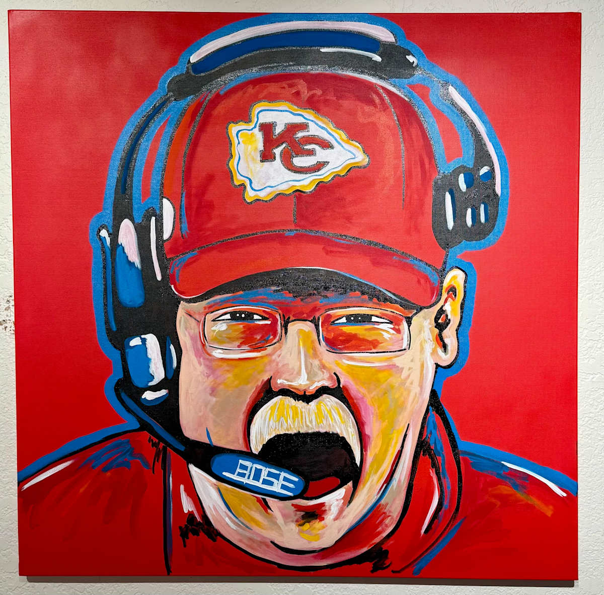 Andy by Nicholas K Clark  Image: Andy Reid CHIEFS series 