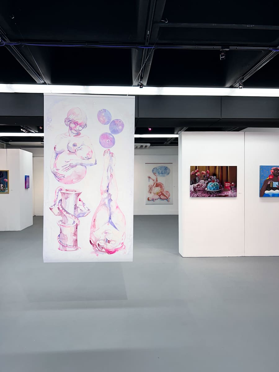 Installation images: "The Fate of Eve" at Golden West College, Huntington Beach, CA by Alexandra Carter 