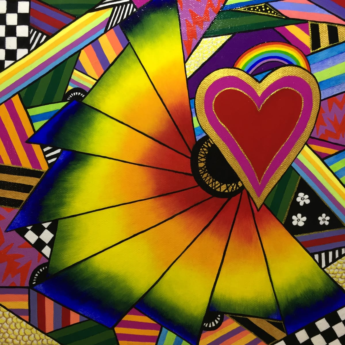 Organised Chaos 3 by Jude Scott  Image: Patterns over patterns. 