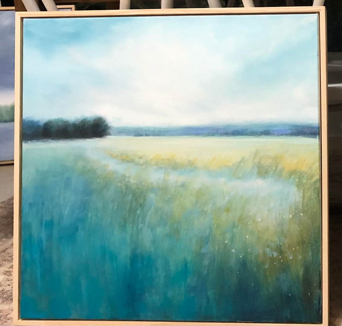 Summer field, green by Chris Ramsey 