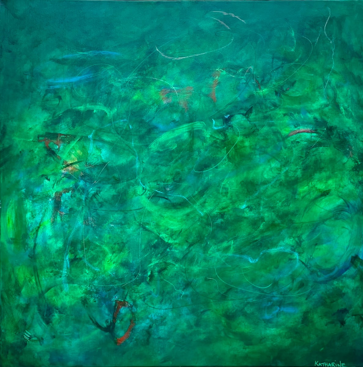 Wander: Green Eyes by Katharine Ligon, Image 1.