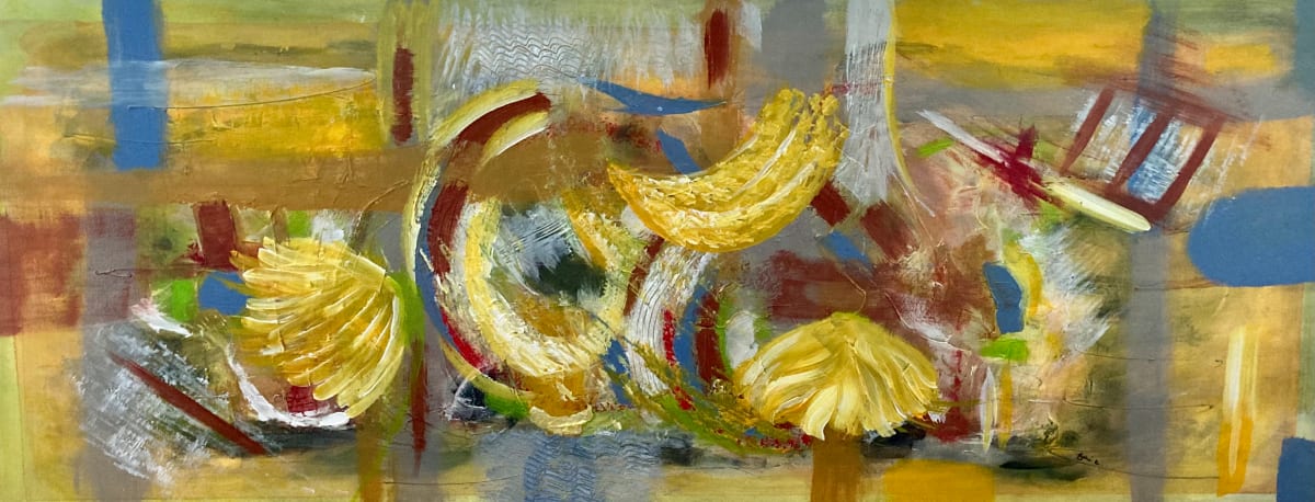 Joy  Image: This abstract expressionist piece invites you to feel light and joy.  The bright colors lift up your spirit.  