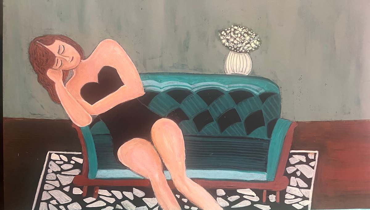 Heart in Repose by Julie Crisan 