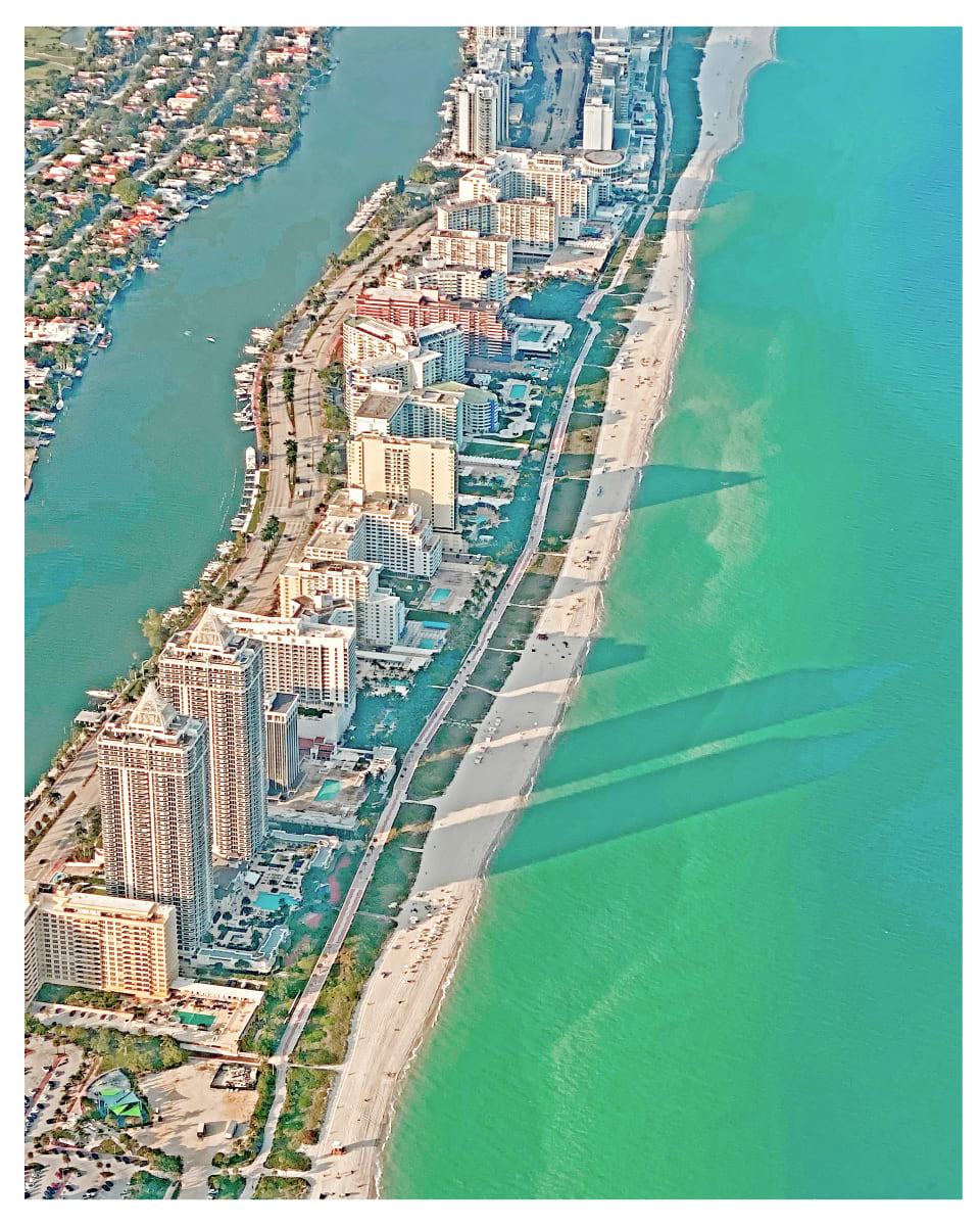 Miami Beach  Aqua Version by joann 