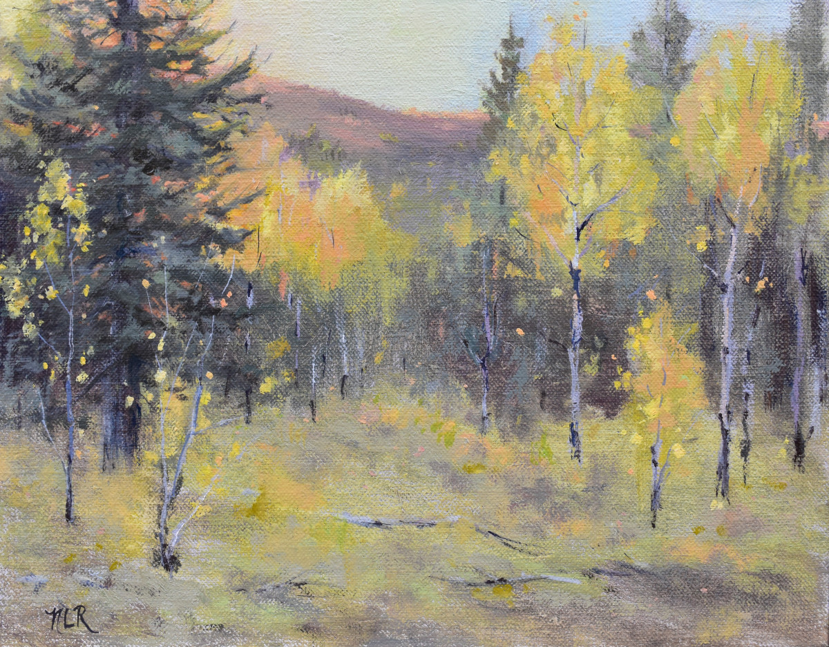 Aspen Glow by Nancy Romanovsky 