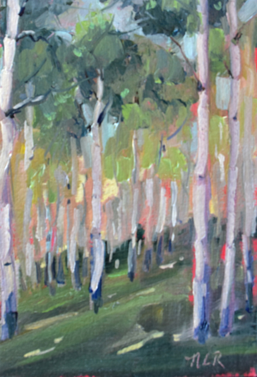 Aspens by Nancy Romanovsky 