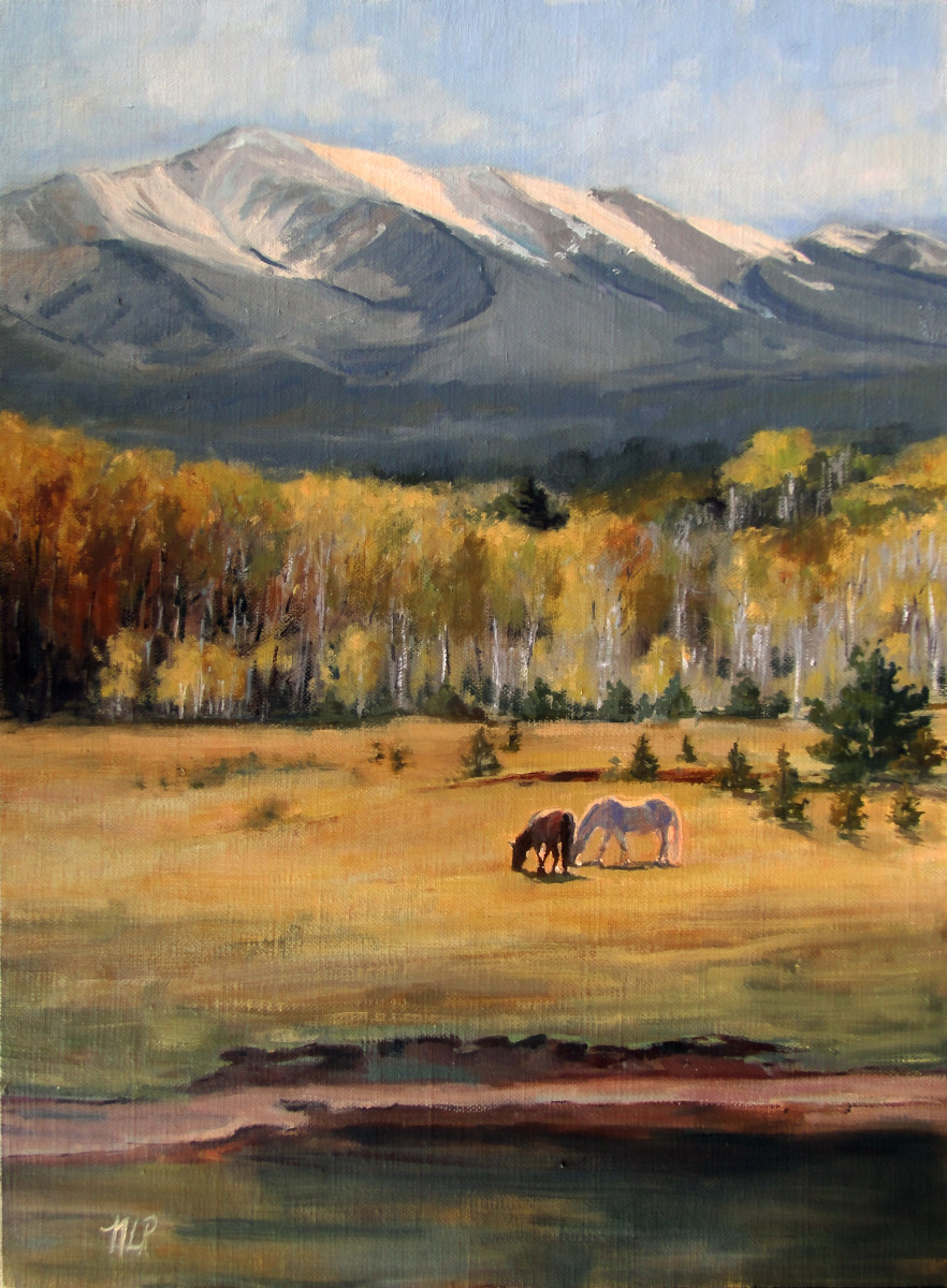 Autumn Grazing by Nancy Romanovsky 