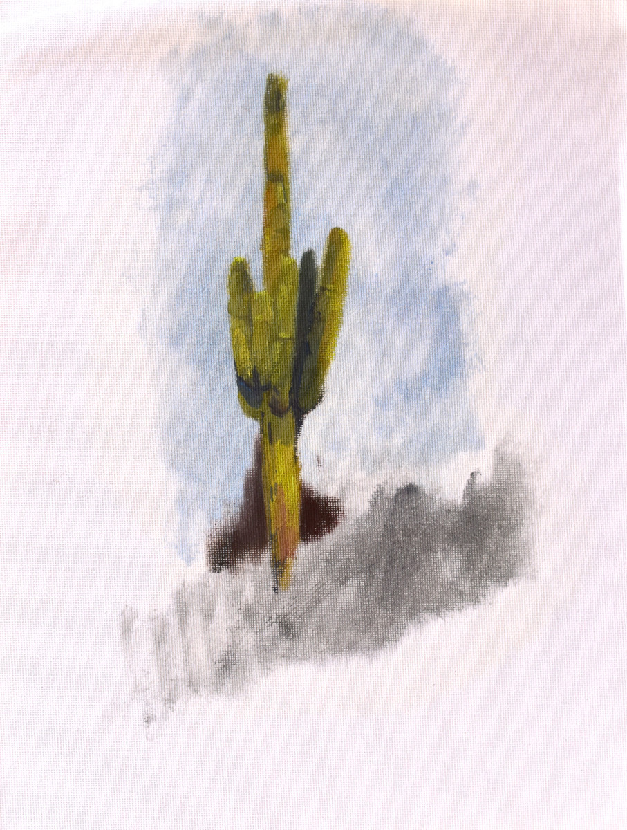 Cactus practice 2 by Nancy Romanovsky 