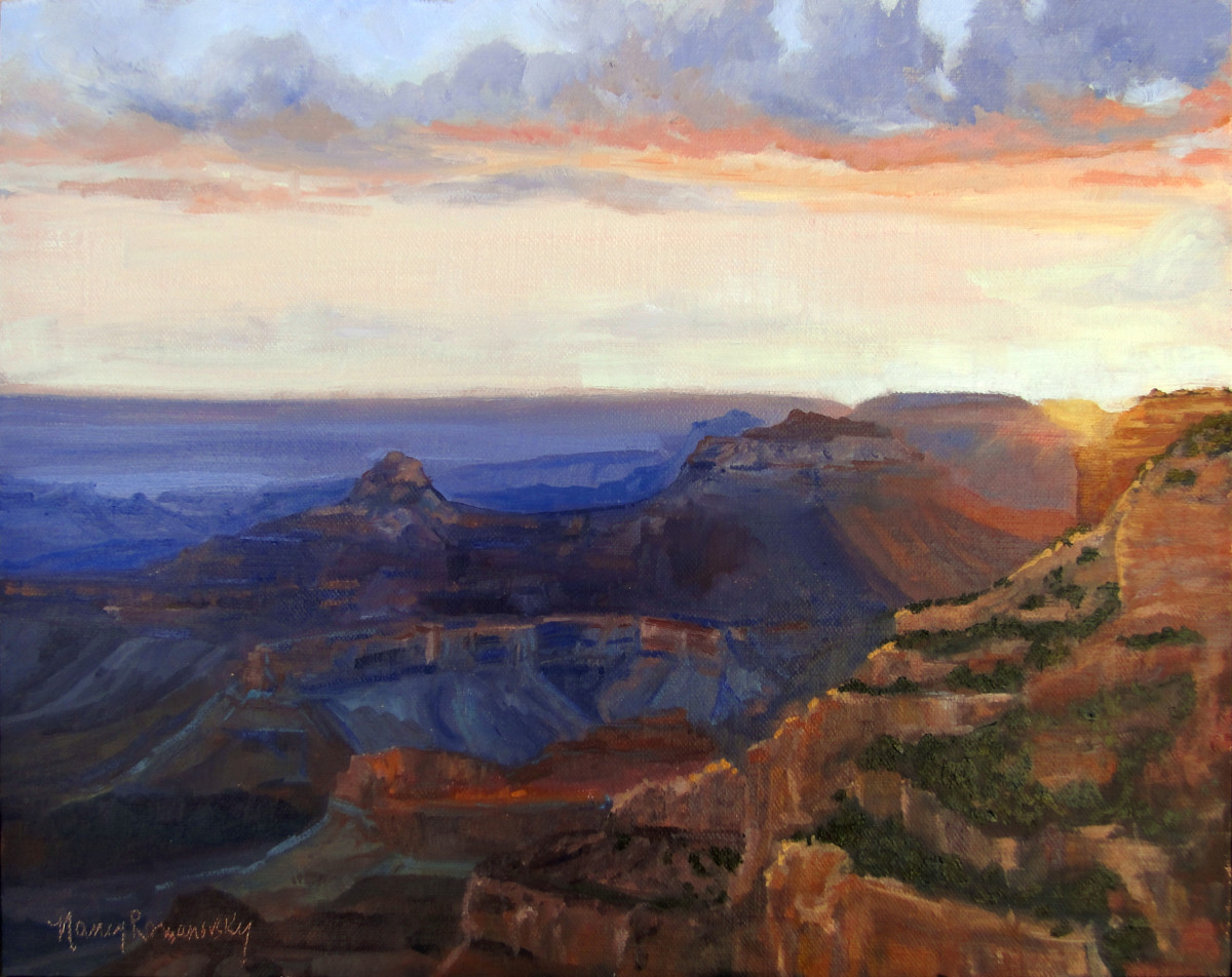 Canyon Glow by Nancy Romanovsky 