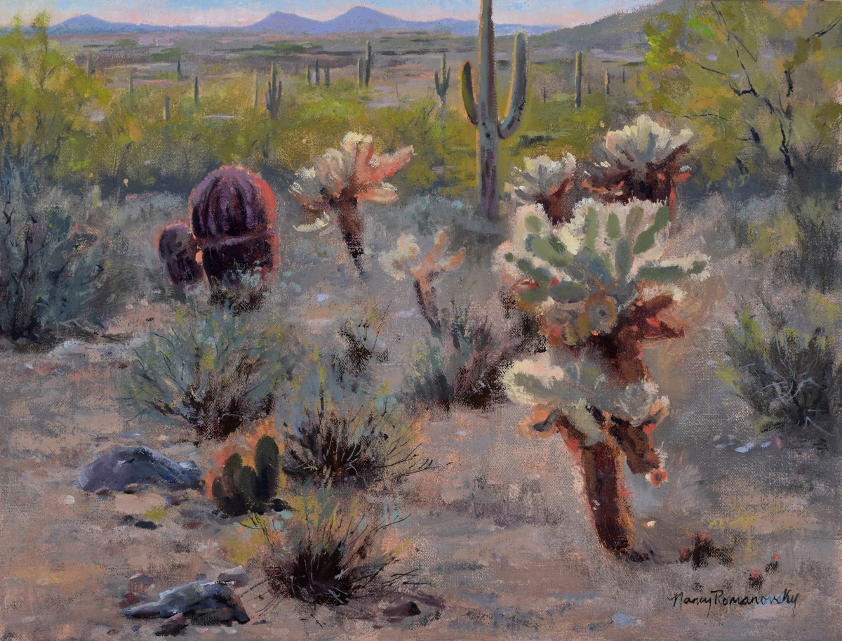 Early Spring in the Desert by Nancy Romanovsky 