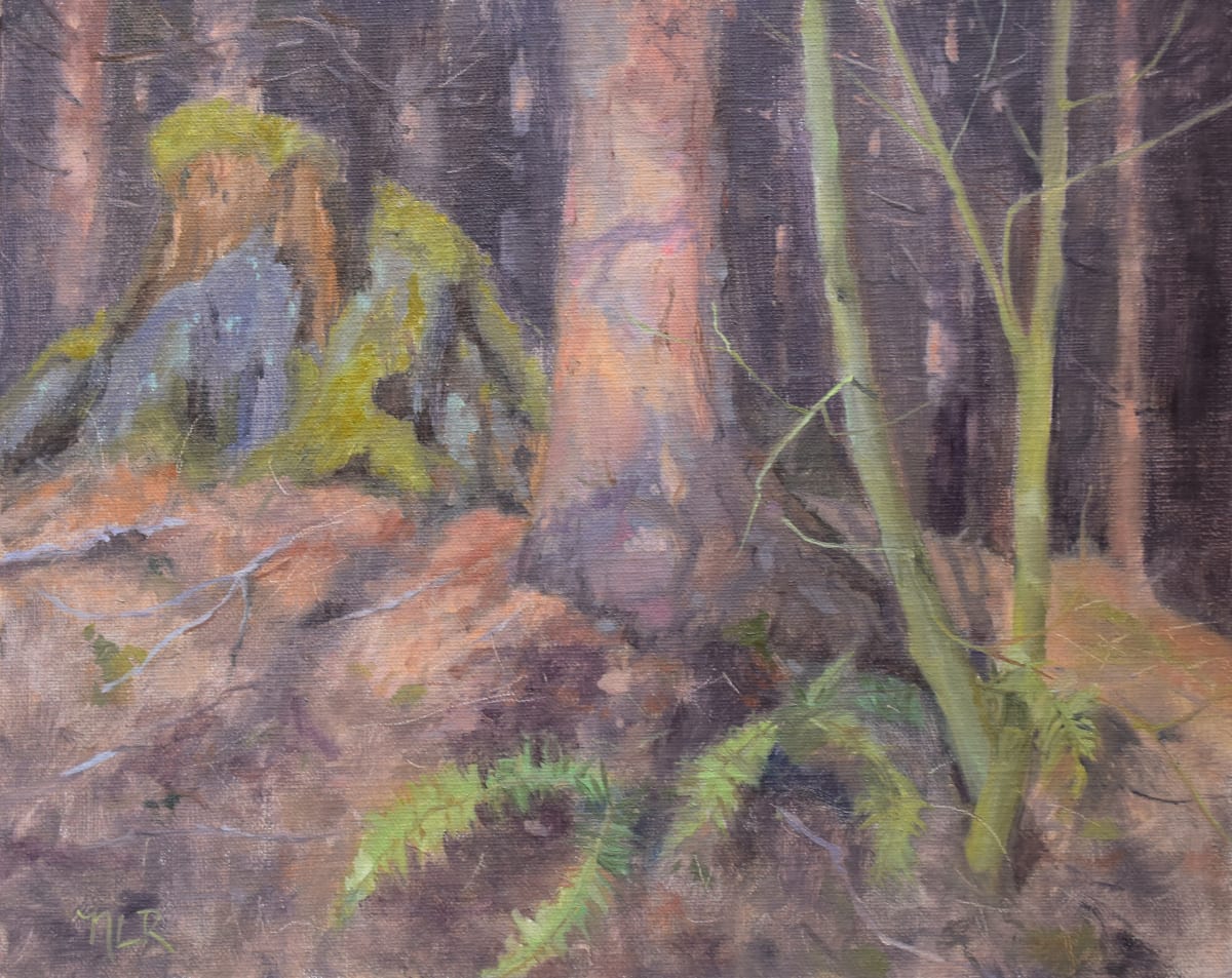 Forest Interior by Nancy Romanovsky 