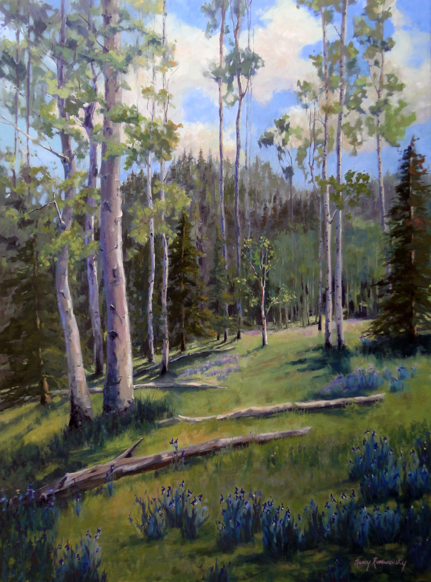 Forest Walk by Nancy Romanovsky 