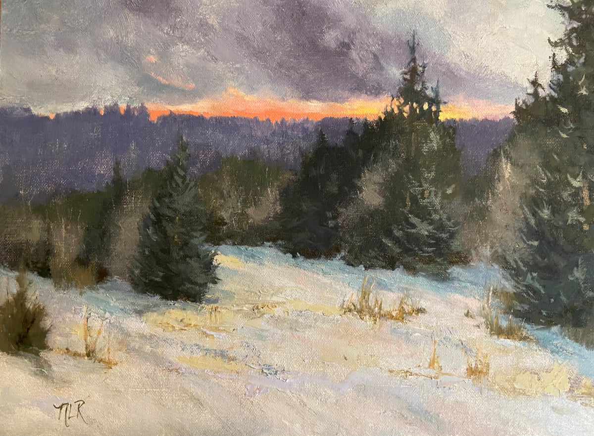 Winter Twilight by Nancy Romanovsky 
