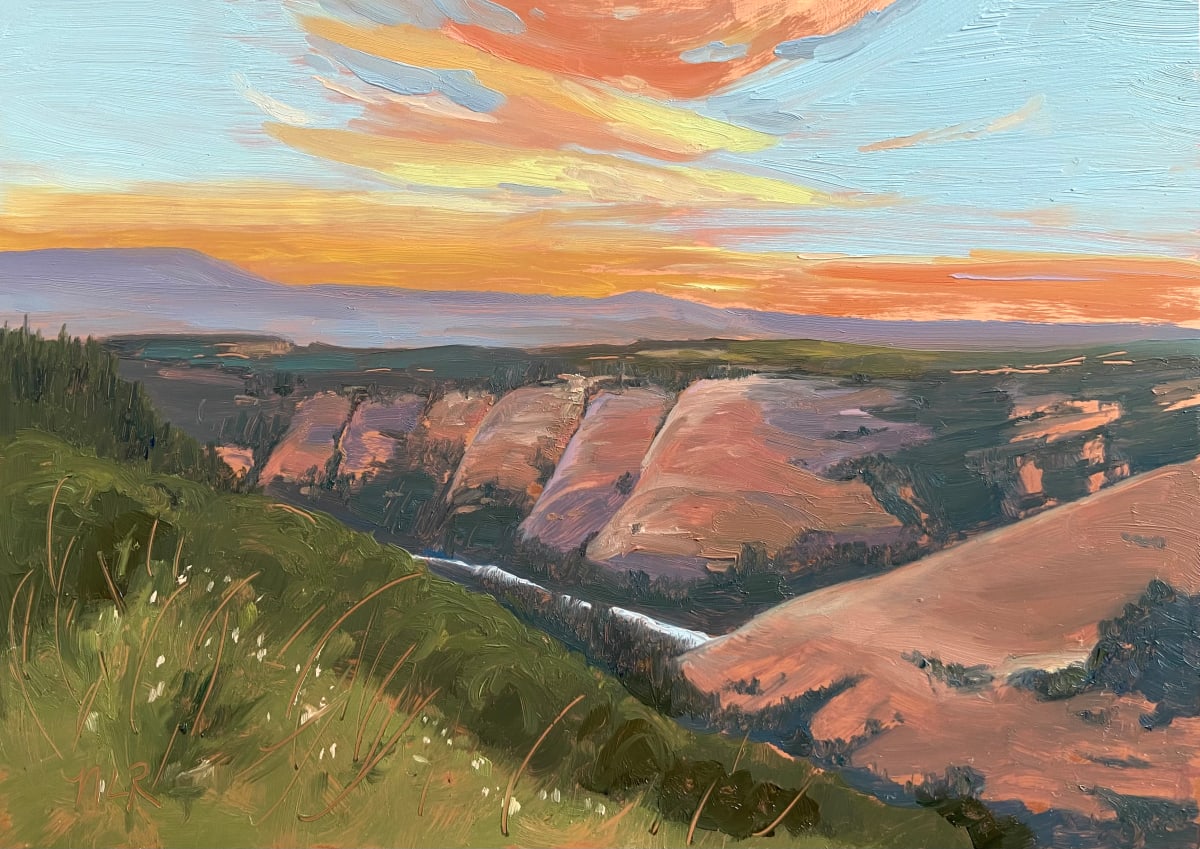 Klickitat Overlook by Nancy Romanovsky 