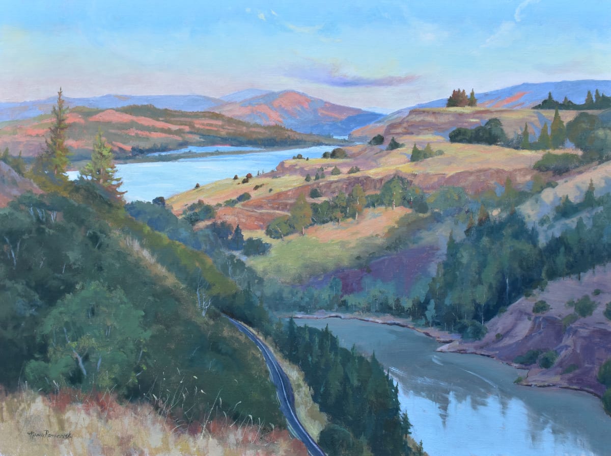 Klickitat and Columbia Confluence by Nancy Romanovsky 