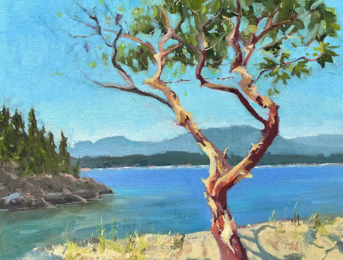 Madrone at Puget Sound by Nancy Romanovsky, Image 1.