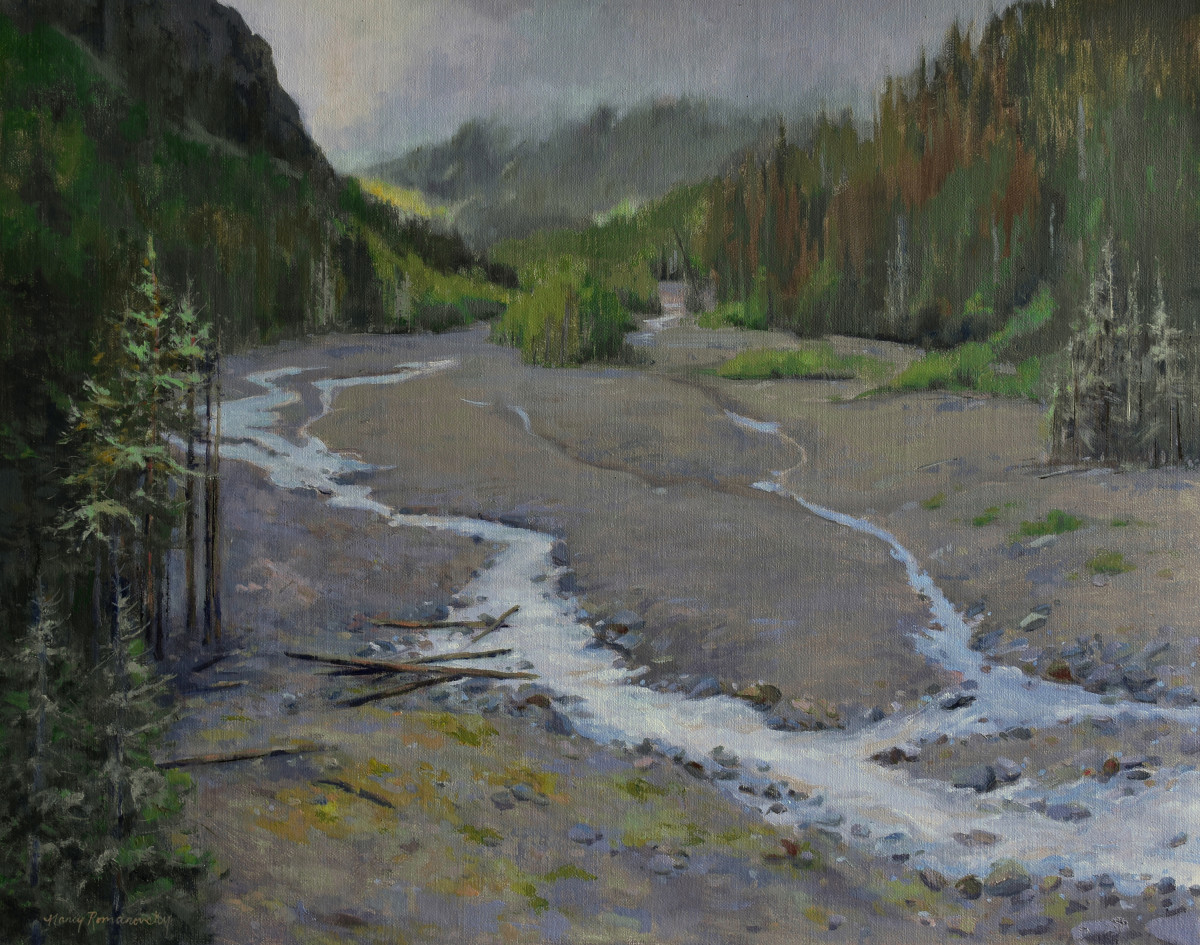 Nisqually River by Nancy Romanovsky 