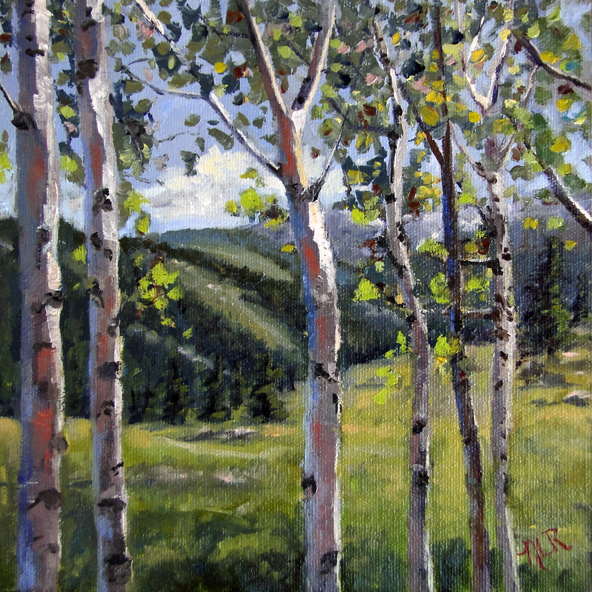 Through the Aspens by Nancy Romanovsky 