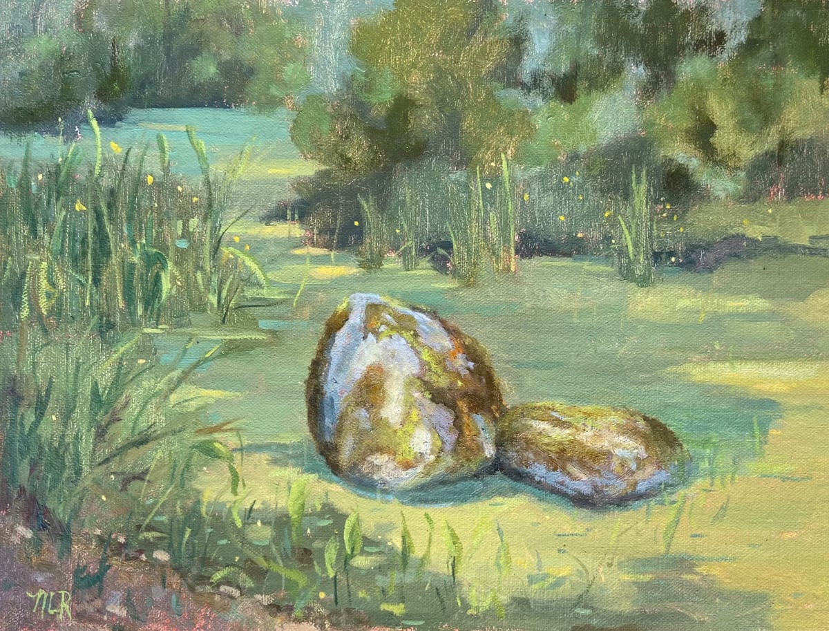 Verdant Pond by Nancy Romanovsky 
