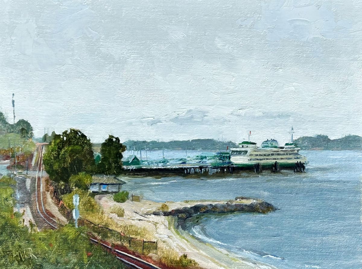 Edmonds-Kingston Ferry by Nancy Romanovsky 