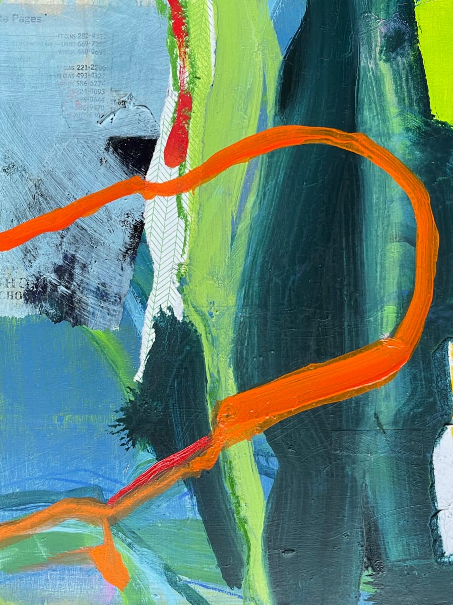 Electric Orange by Jennifer Davey 