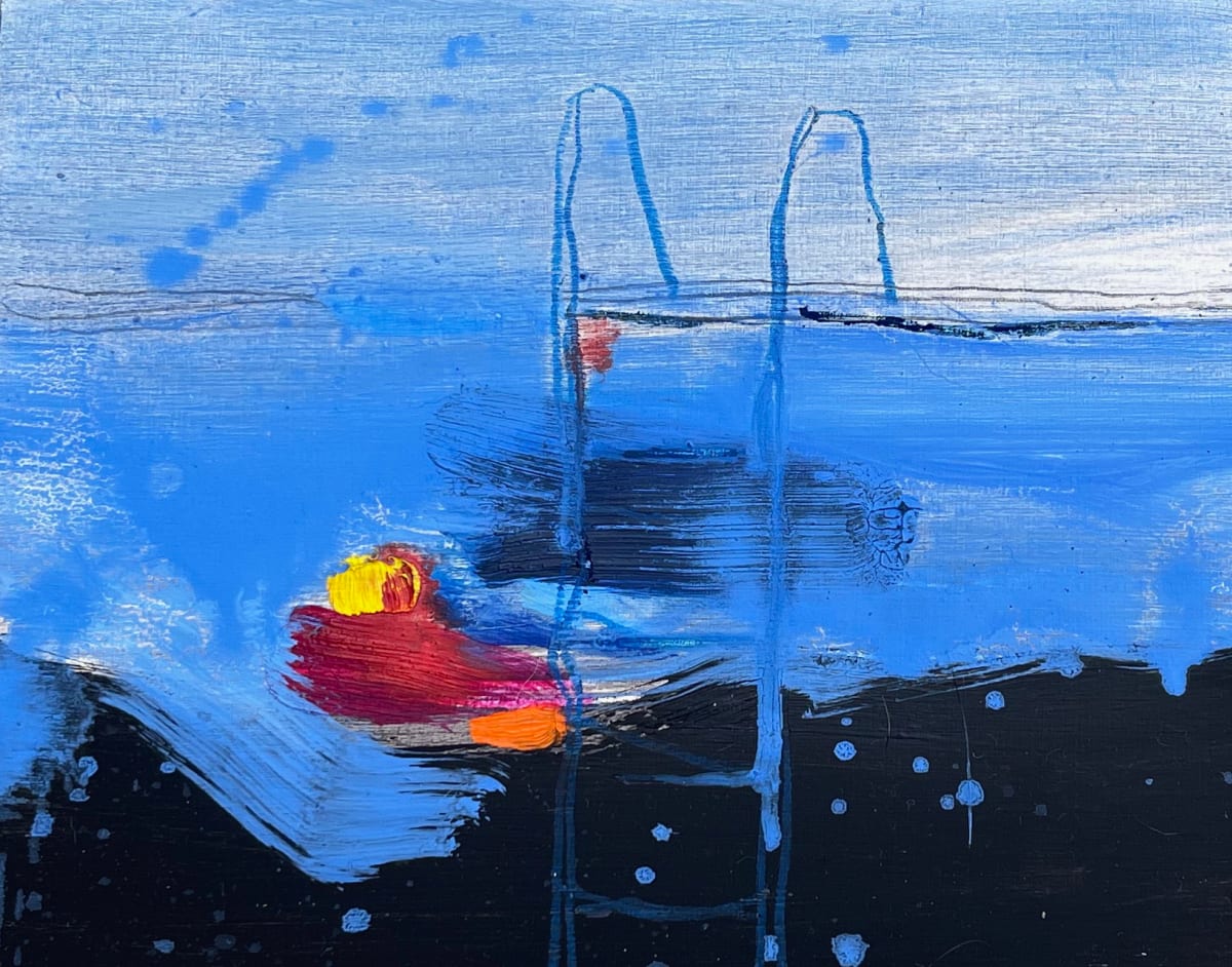 Pool Splash by Jennifer Davey 