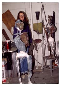 Warrior Sculptures by Jennifer Davey 