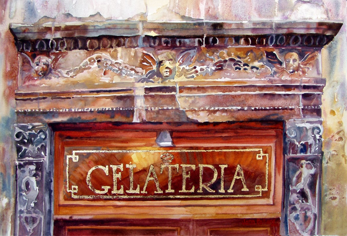 “Gelateria” by Jann Lawrence Pollard  Image: 'Gelateria', Tuscany, Italy