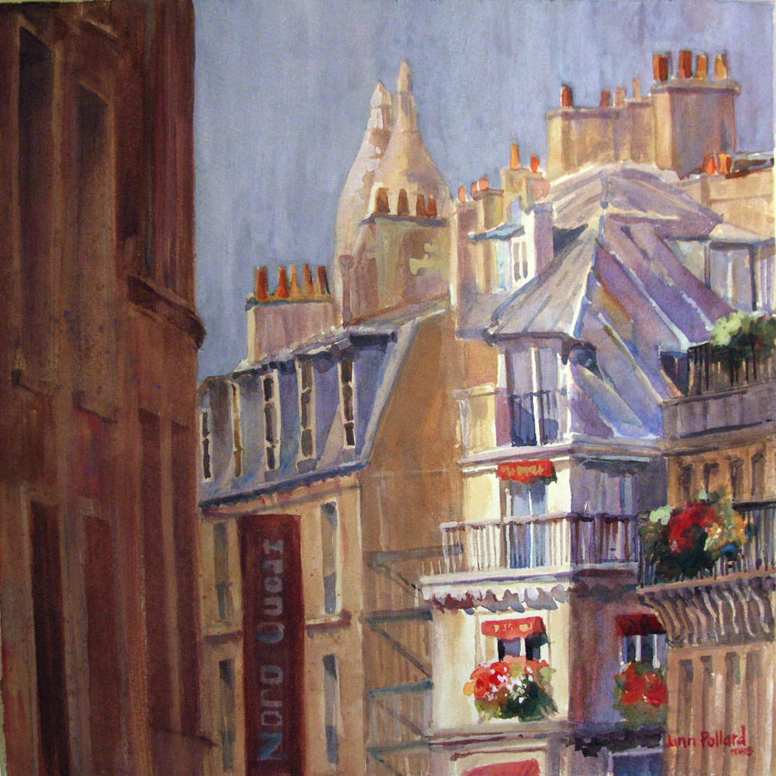 Paris Rooftops by Jann Lawrence Pollard 