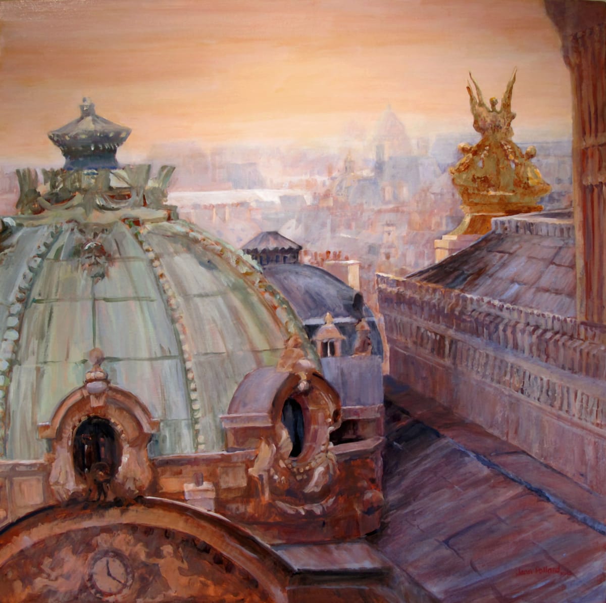 La Samaritaine Vista — Paris by Jann Lawrence Pollard  Image: View from the top of La Samaritaine.