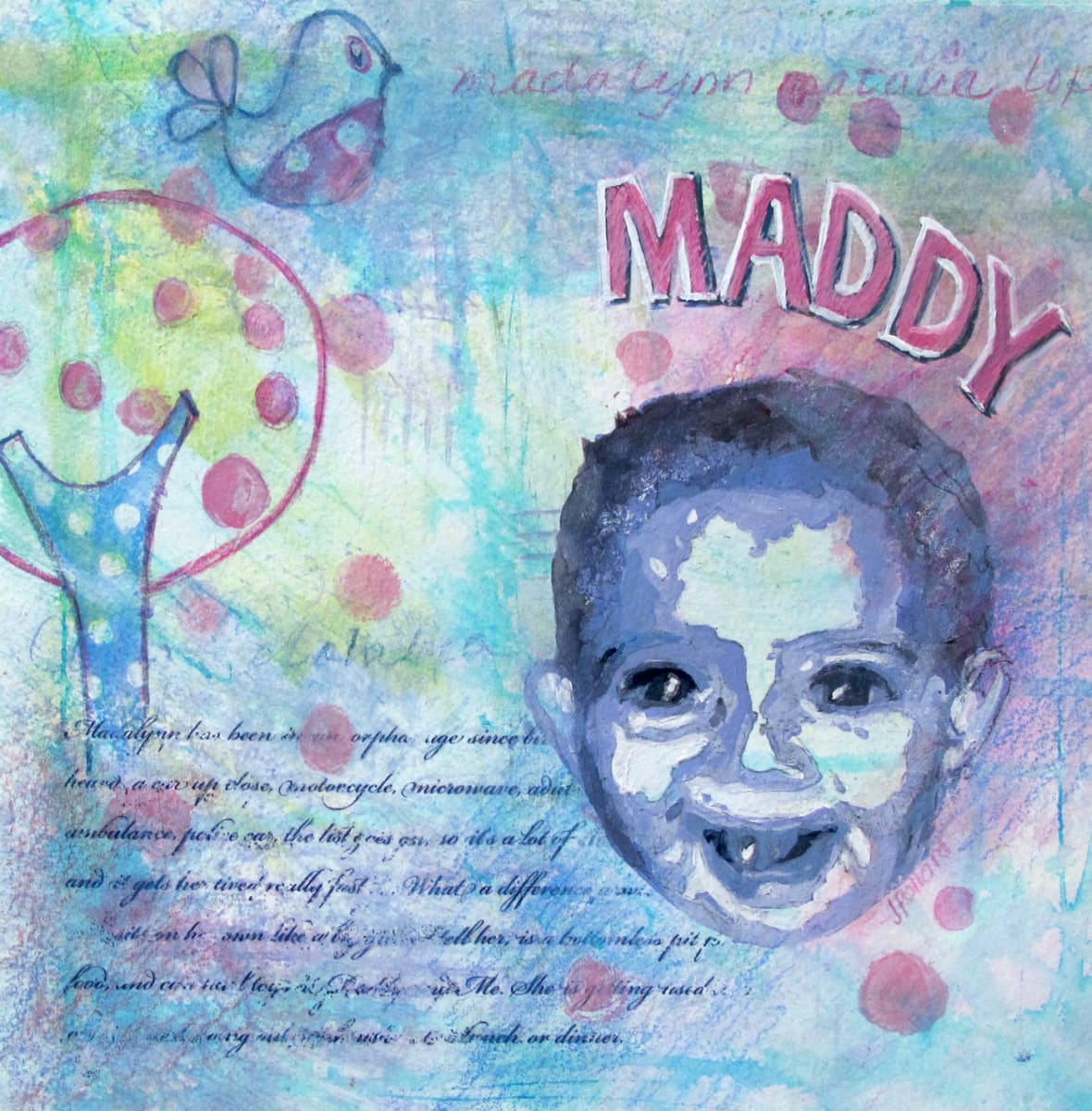Portrait of MADDY by Jann Lawrence Pollard 
