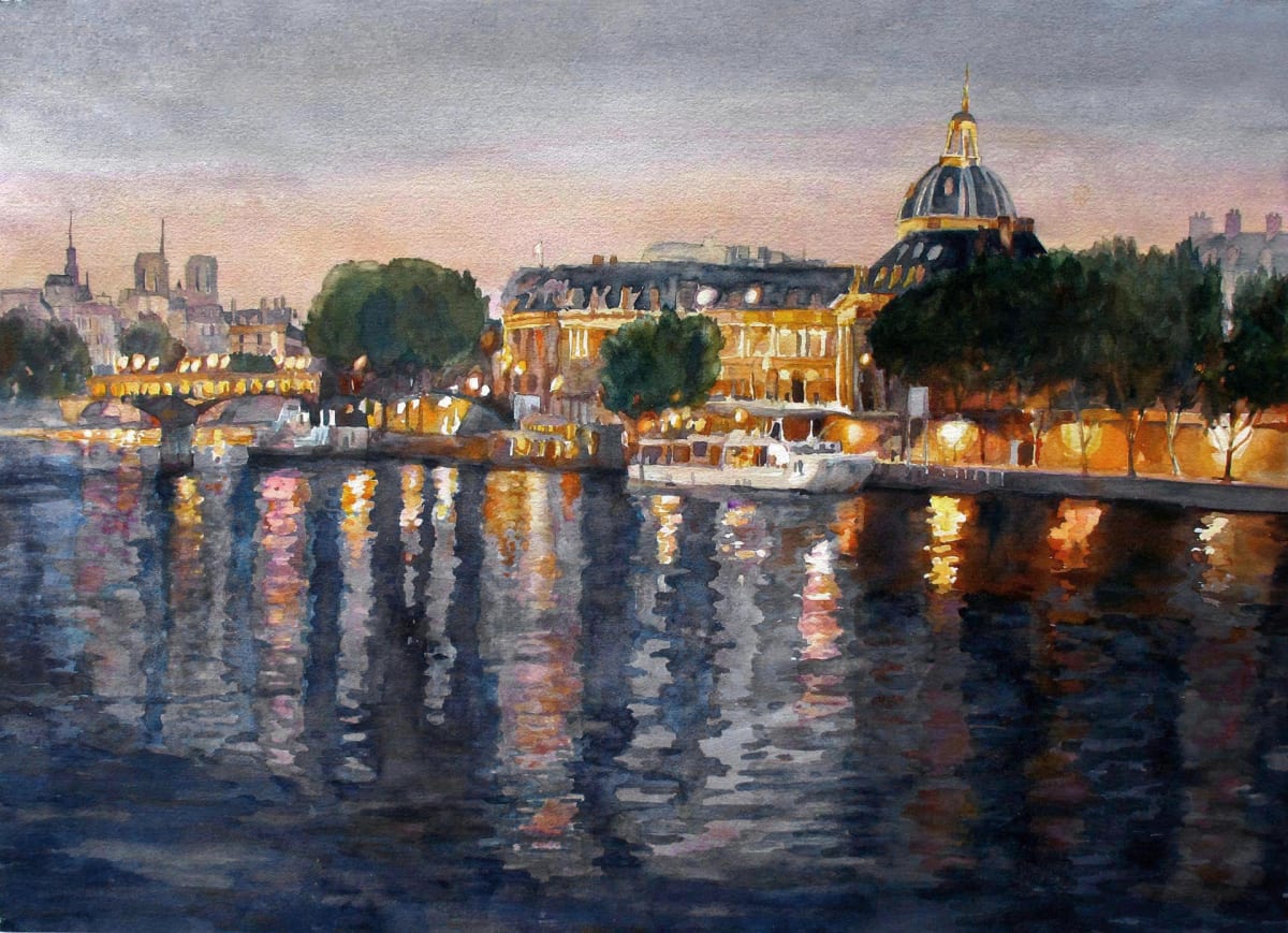 ‘PONT des ARTES’ – CITY OF LIGHTS by Jann Lawrence Pollard 