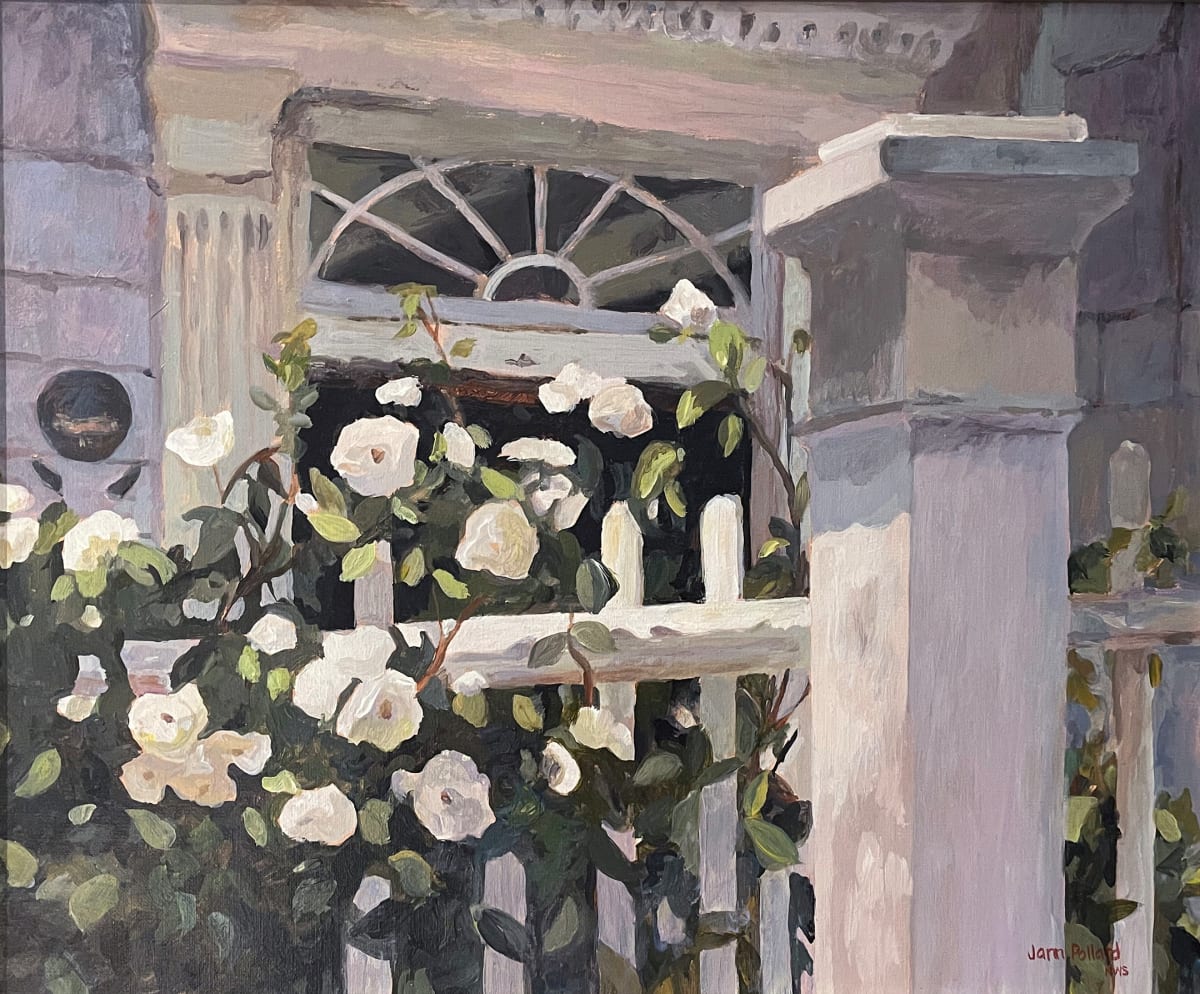Charleston White Roses by Jann Lawrence Pollard  Image: Charleston White Roses