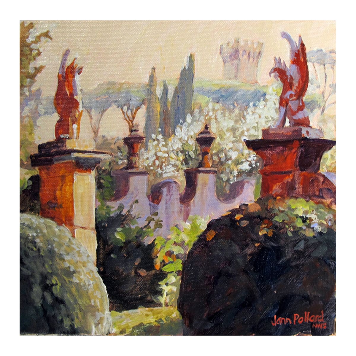 Capponi Garden, Florence by Jann Lawrence Pollard 
