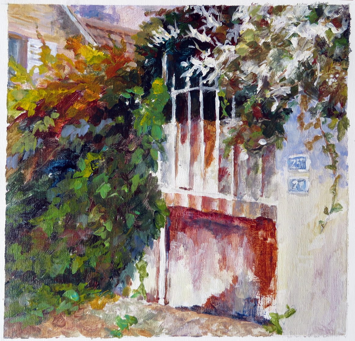 Gate on Blvd de Monet - Giverny by Jann Lawrence Pollard  Image: On a Walk to Giverny, France