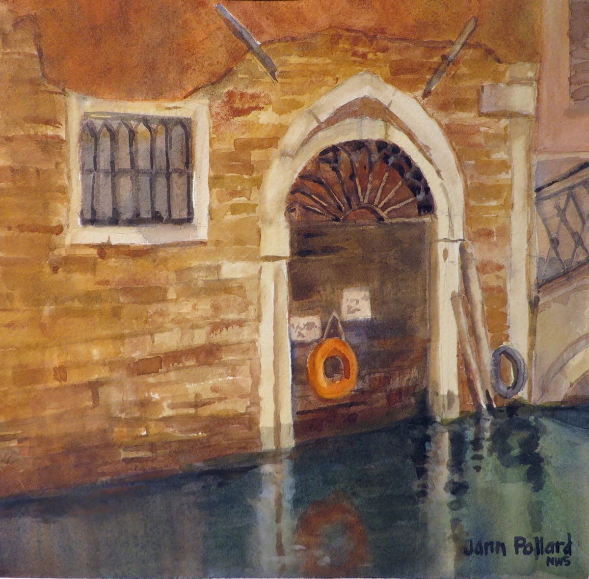 Venetian Door Reflections by Jann Lawrence Pollard  Image: Venetian Door Reflections