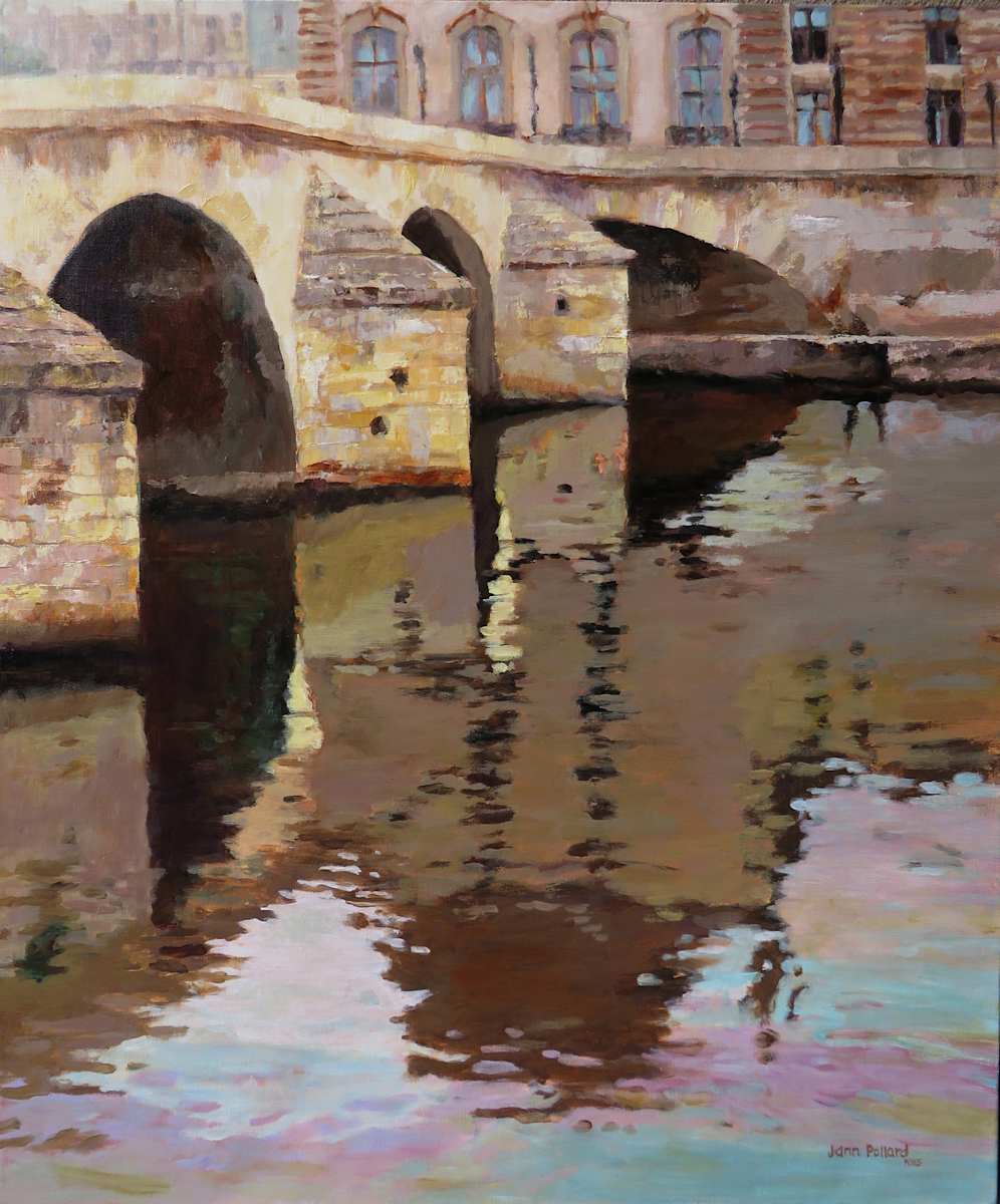 Pont Royal Reflections by Jann Lawrence Pollard, Image 1.