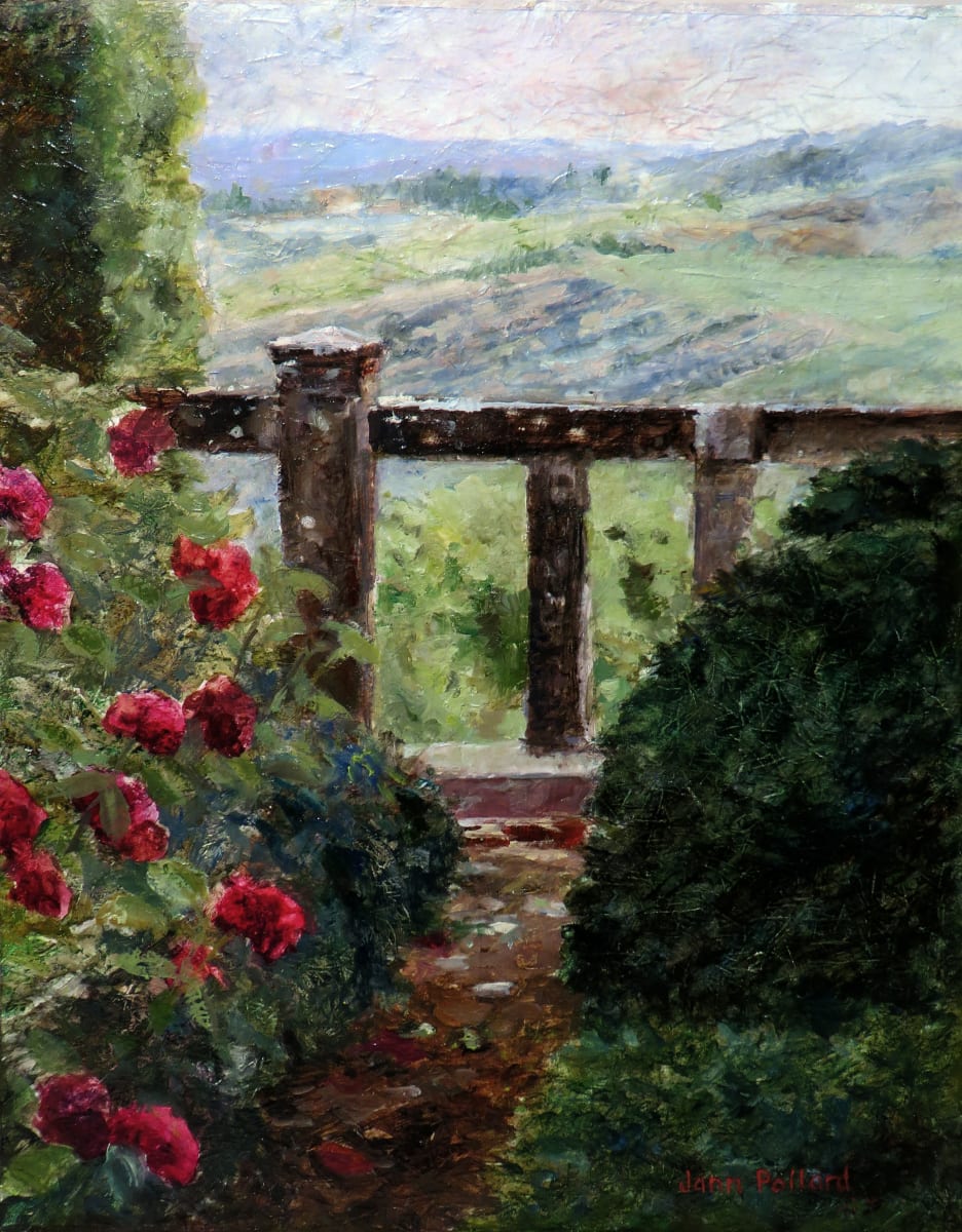 Villa le Barone Terrace Vista by Jann Lawrence Pollard  Image: Villa le Barone Terrace Vista