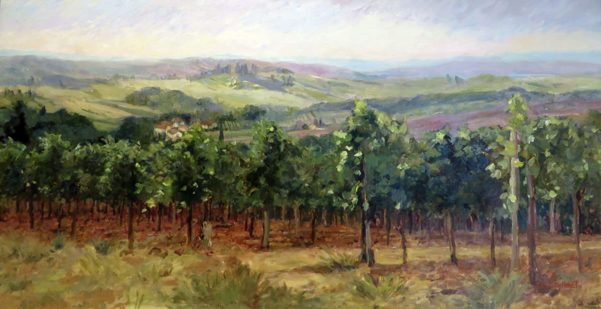 Chianti Backroads by Jann Lawrence Pollard  Image: Panoramic vista in Chianti area of Tuscany