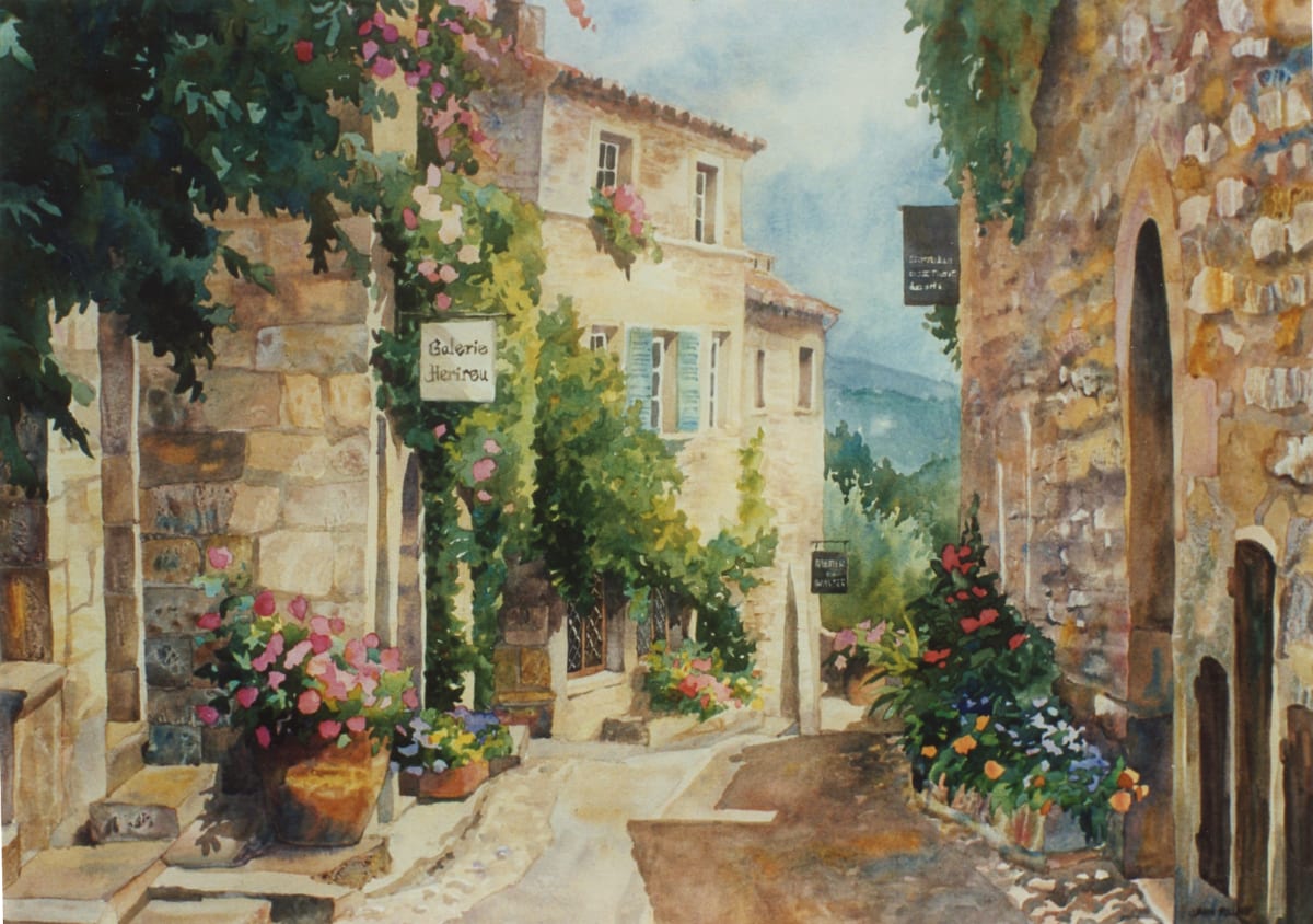 St. Paul de Vence,  Provence, France by Jann Lawrence Pollard  Image: St. Paul de Vence, Provence, France