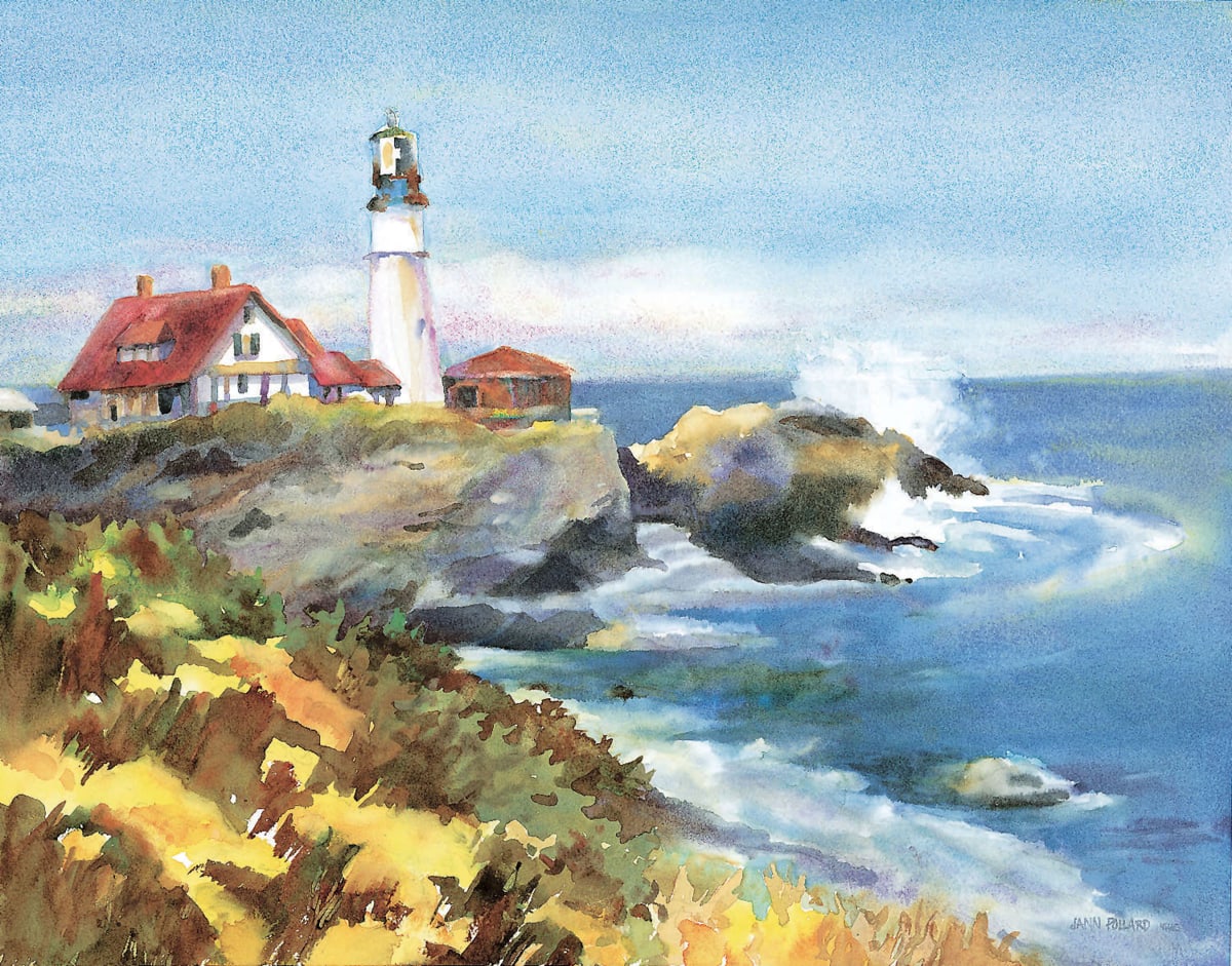 New England 2002, Karen Brown Guides, Maine Lighthouse by Jann Lawrence Pollard  Image: Maine Lighthouse, New England