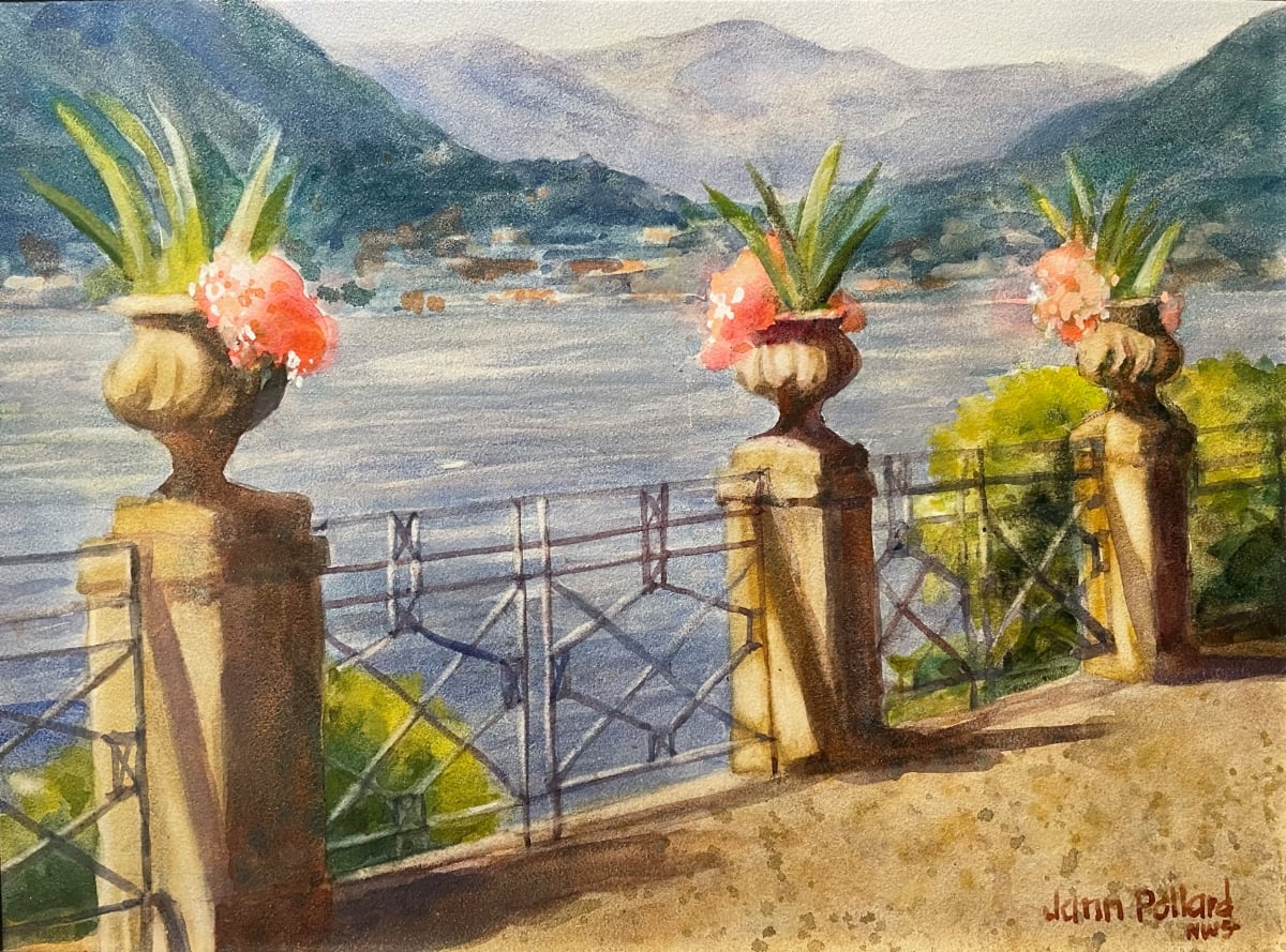 Lake Como Vista by Jann Lawrence Pollard 