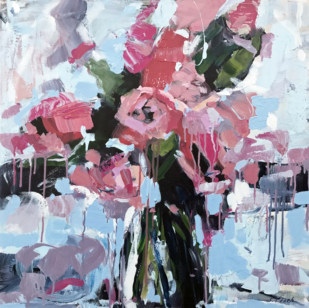 In Her Garden She Cries 2 by Sally Veach 