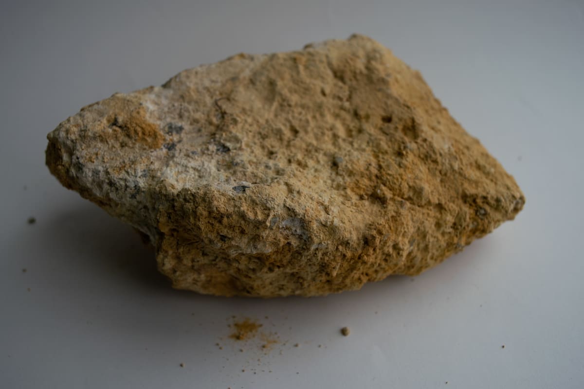 Yellow Ochre with Pyrite by emma estelle chambers 