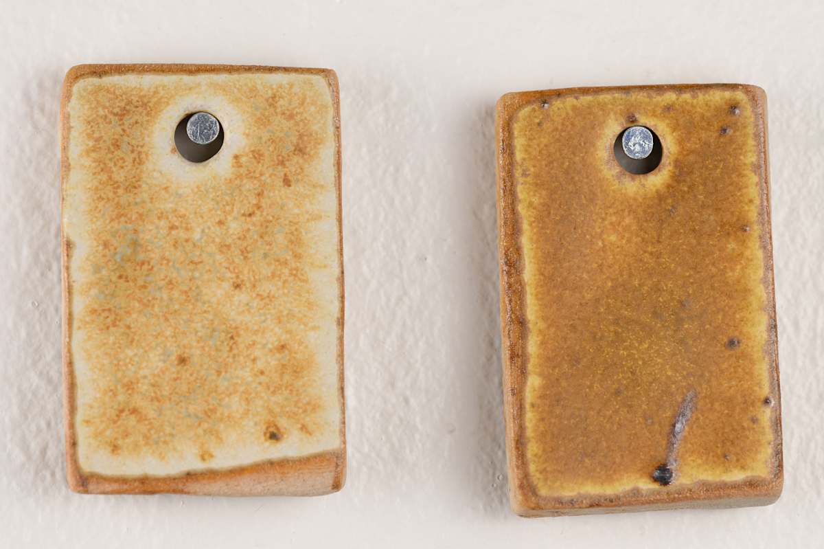 Bauxite Glaze by emma estelle chambers  Image: Reduction, 5% bauxite and 10% bauxite