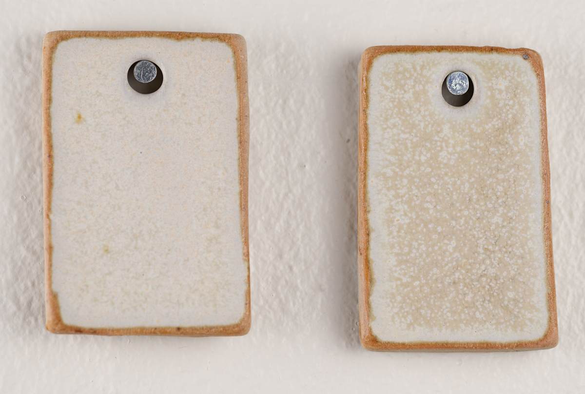 Iron Ore Glaze by emma estelle chambers  Image: Reduction, iron ore 5% and 10%